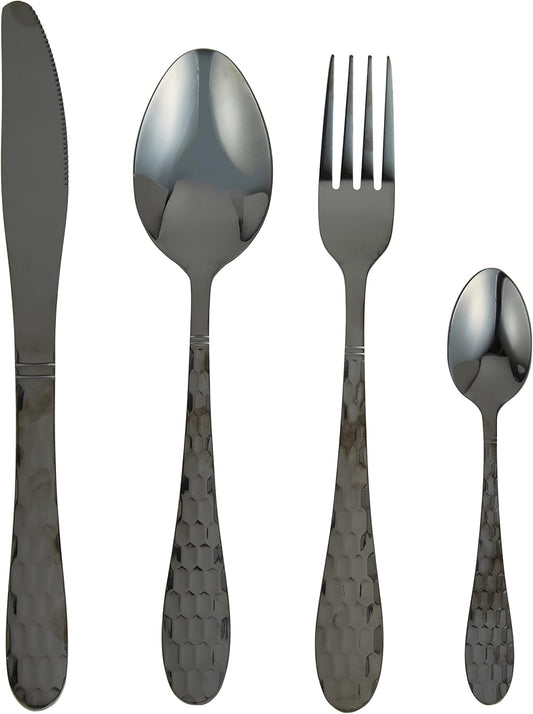 VAV GET 24-PIECE FLATWARE CUTLERY SET FOR 6 PEOPLE.