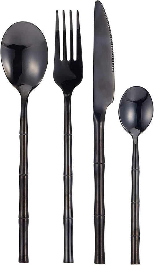 VAV GET 24-PIECE FLATWARE CUTLERY SET FOR 6 PEOPLE.