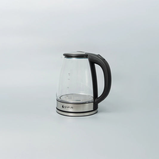 GRATUS Electric Kettle 1.8 Liter 1500W Silver Model GKSG1820AC 1 Years Full Warranty.