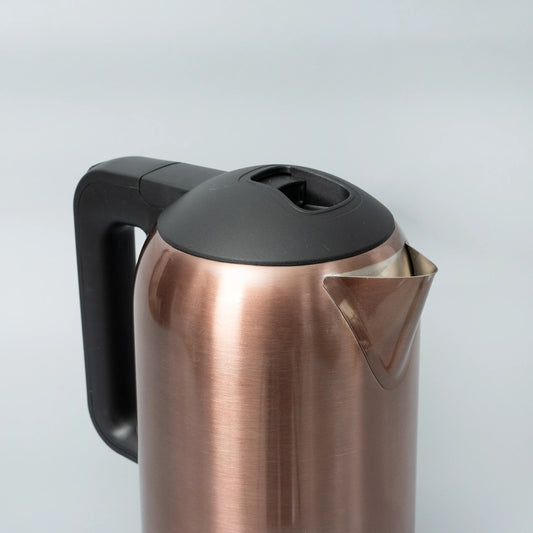 Gratus Electric Copper coated Stainless-Steel Kettle 2L, 360-degree Cordless Power Base.