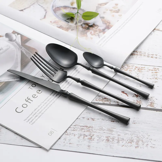 VAV GET 16-PIECE FLATWARE CUTLERY SET FOR 4 PEOPLE.