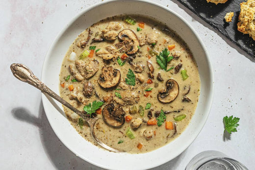 Creamy Chicken and Mushroom Stew