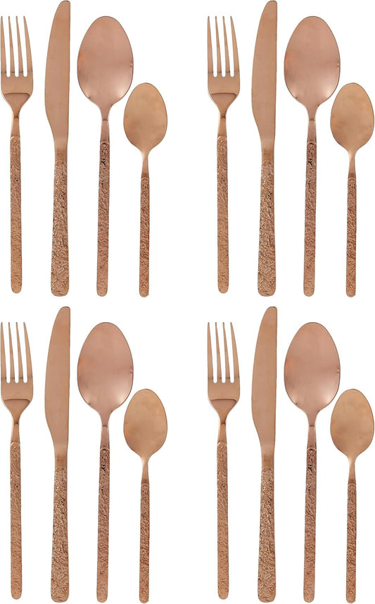 VAV GET 16-PIECE FLATWARE CUTLERY SET FOR 4 PEOPLE.
