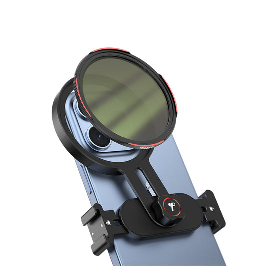 TELESIN CPL Filter for Mobile Phone & Camera – 67mm Aluminum Alloy Frame with High Transmittance Glass (Black)