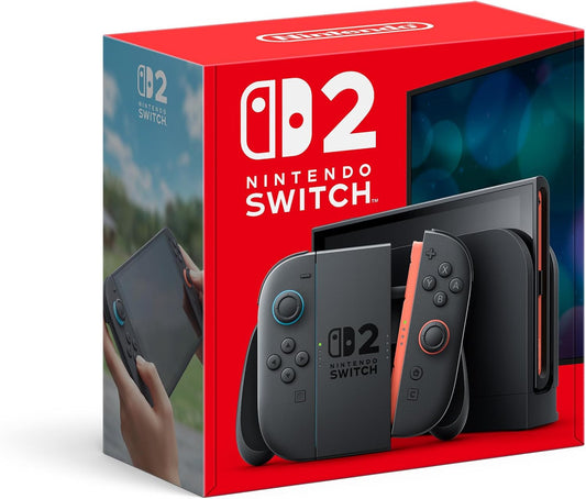 Nintendo Switch 2 Console – 7.9” Display, GameChat, 4K Dock Support, 256GB Storage (Black)