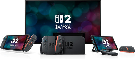 Nintendo Switch 2 Console – 7.9” Display, GameChat, 4K Dock Support, 256GB Storage (Black)