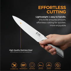 VAV GET Premium 8-inch Chef's Knife. Comfortable and Pleasing Handle and Professional Stainless Steel with Long-Lasting Sharpness.