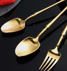 VAV GET 16-PIECE FLATWARE CUTLERY SET FOR 4 PEOPLE.