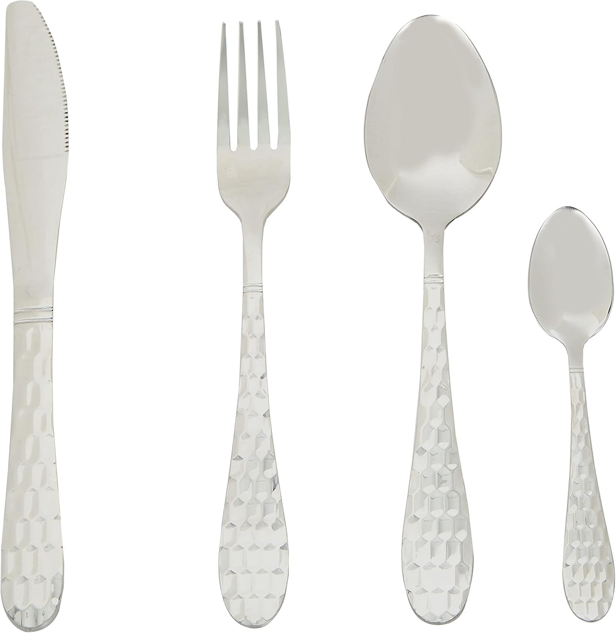 VAV GET 24-PIECE FLATWARE CUTLERY SET FOR 6 PEOPLE.