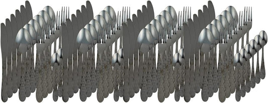 VAV GET 24-PIECE FLATWARE CUTLERY SET FOR 6 PEOPLE.