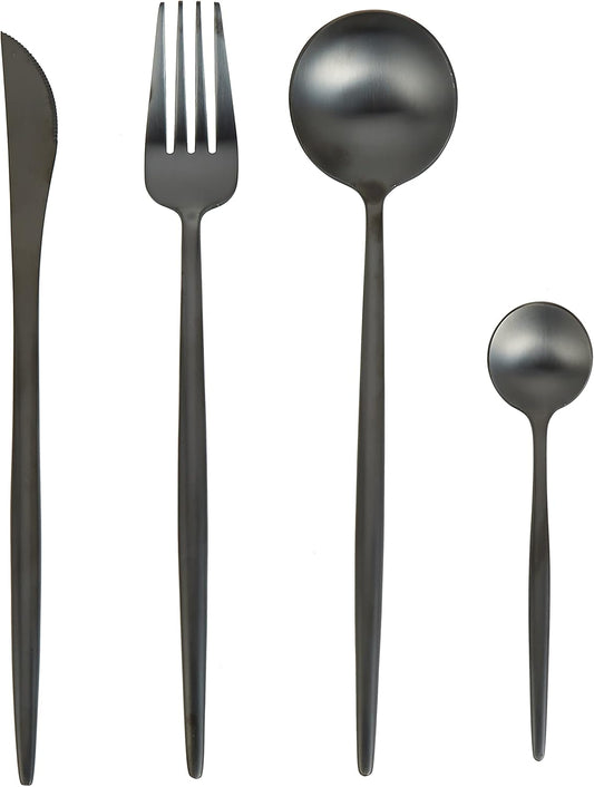 VAV GET 16-PIECE FLATWARE CUTLERY SET FOR 4 PEOPLE.