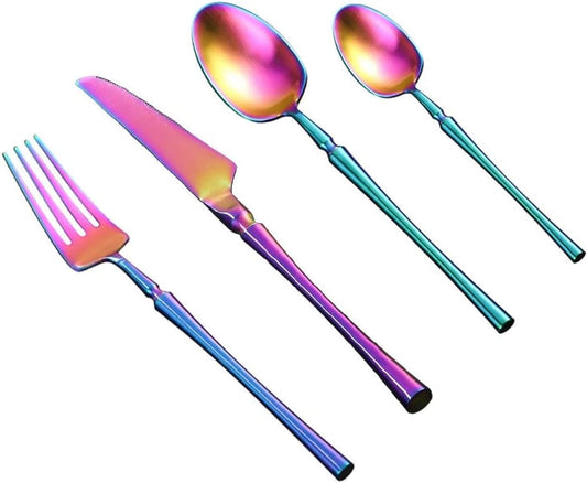 VAV GET 16-PIECE FLATWARE CUTLERY SET FOR 4 PEOPLE.