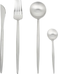 VAV GET 24-PIECE FLATWARE CUTLERY SET FOR 6 PEOPLE.
