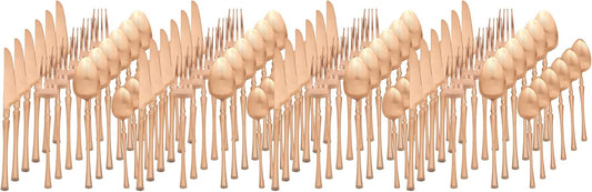 VAV GET 24-PIECE FLATWARE CUTLERY SET FOR 6 PEOPLE.
