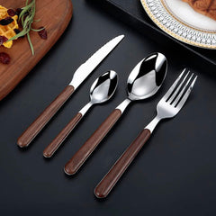 VAV GET 24-PIECE FLATWARE CUTLERY SET FOR 6 PEOPLE