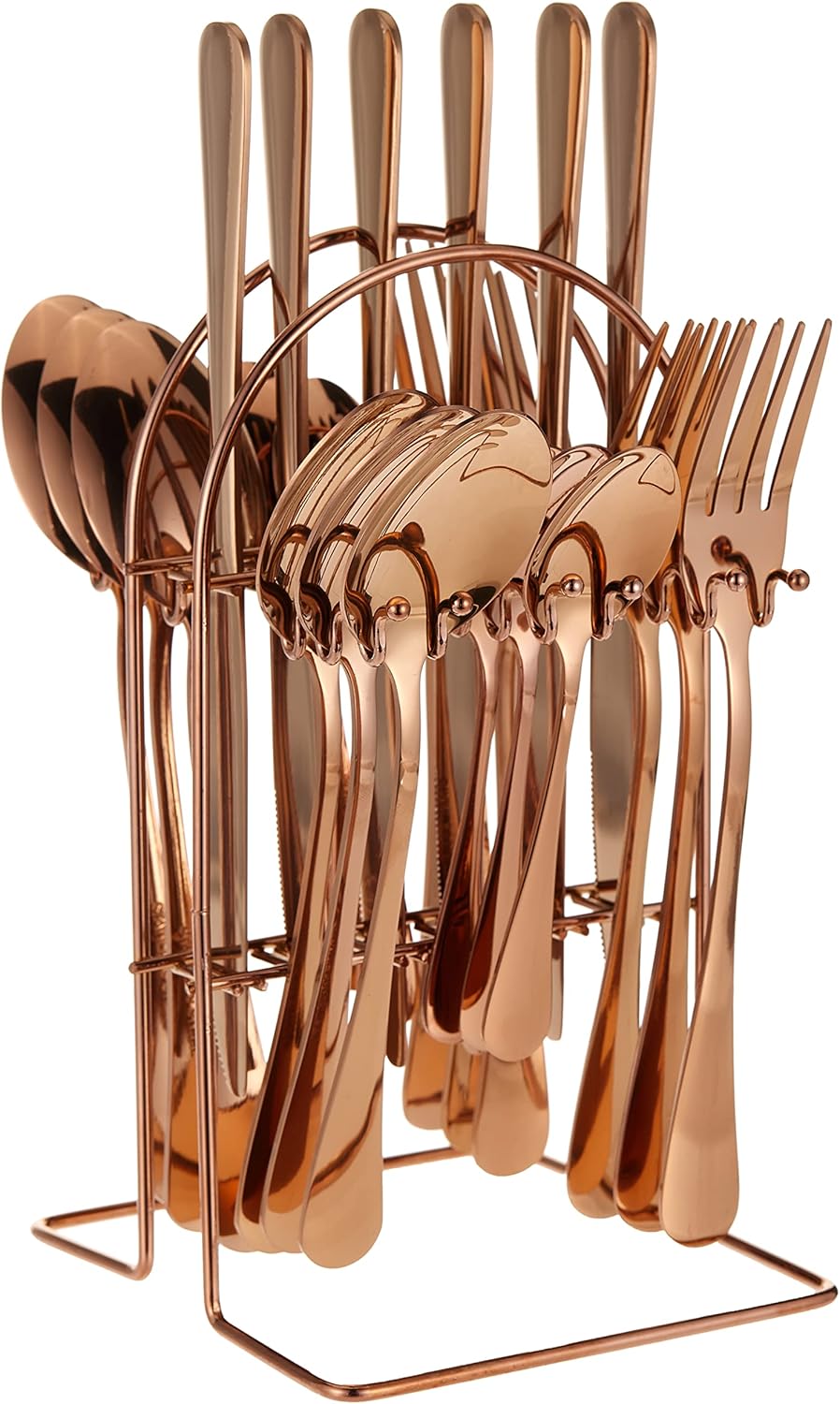 VAV GET 24-PIECE FLATWARE CUTLERY SET FOR 6 PEOPLE.