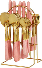 VAV GET 24-PIECE FLATWARE CUTLERY SET FOR 6 PEOPLE.