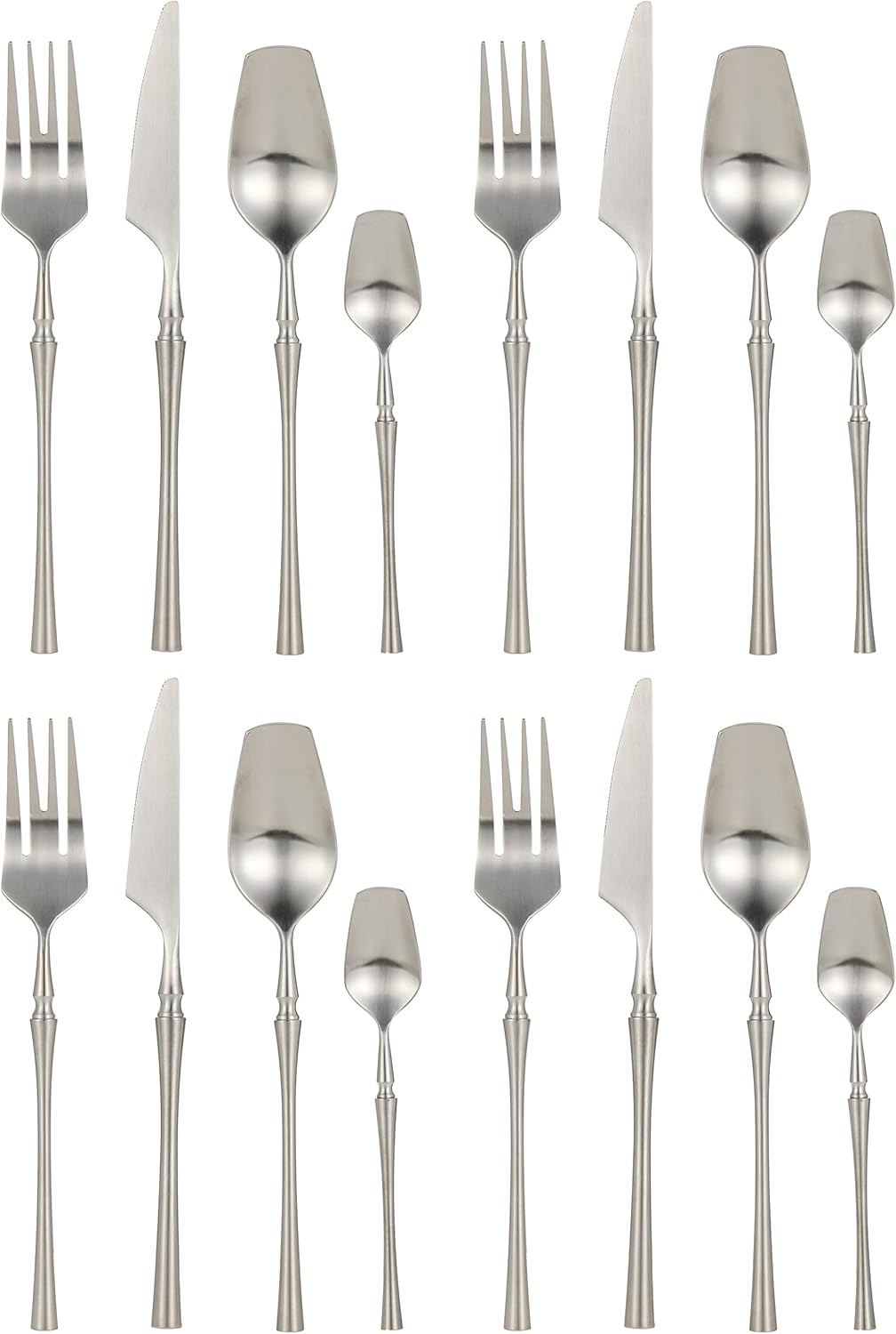 VAV GET 16-PIECE FLATWARE CUTLERY SET FOR 4 PEOPLE.