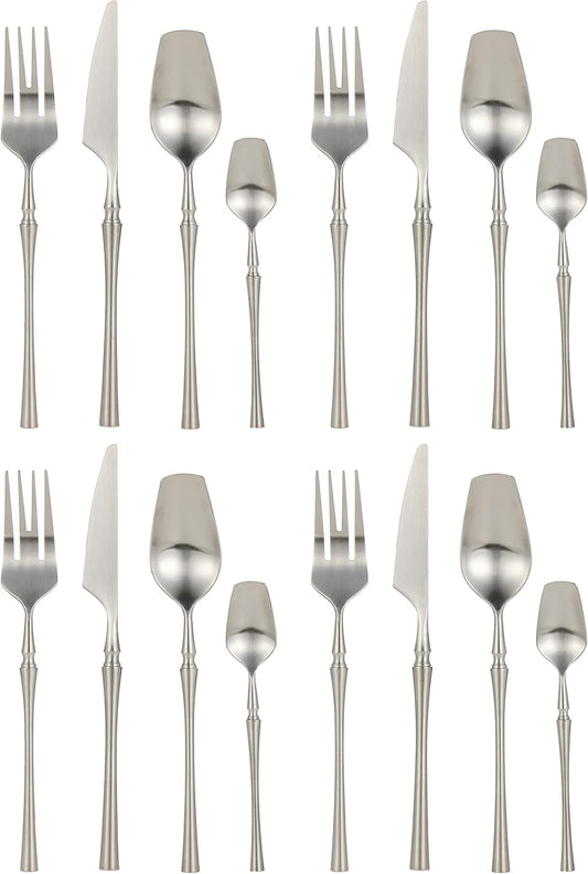 VAV GET 16-PIECE FLATWARE CUTLERY SET FOR 4 PEOPLE.