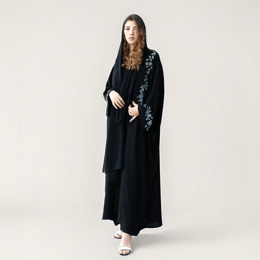 stylish abaya in uae, trendy abaya, buy abayas online, abayas for women, crepe abaya in uae