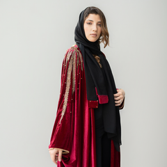abayas for women, fancy abayas, crepe abaya in uae, velvet abaya in uae