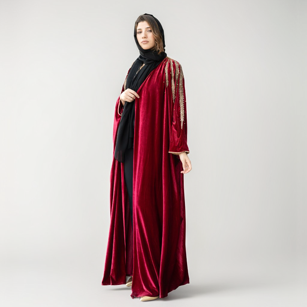 velvet abaya in uae, abayas for women, crepe abaya, fancy abayas