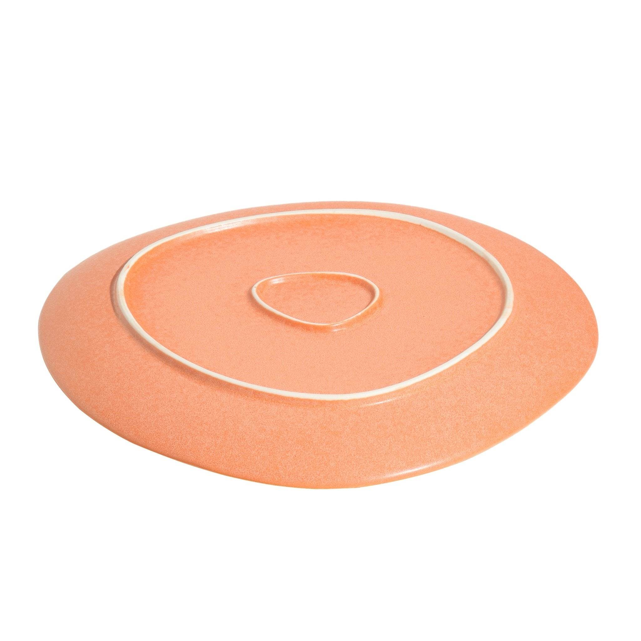VAV GET 12-Piece Gradient Orange Dinnerware Set. Service for 4 includes: 4-pieces 28.3cm / 11inch Dinner Plates, 4-pieces 23cm / 9inch Appetizer Plates, 4-pieces 16.5cm / 6.5inch Bowls.