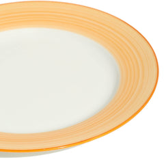 VAV GET 4-Piece Gradual Change Pattern Dinnerware Plates Set. Service for 2 includes: 2-pieces 27cm / 10.55inch Dinner Plates, 2-pieces 23cm / 9inch Appetizer Plates.