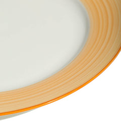 VAV GET 4-Piece Gradual Change Pattern Dinnerware Plates Set. Service for 2 includes: 2-pieces 27cm / 10.55inch Dinner Plates, 2-pieces 23cm / 9inch Appetizer Plates.