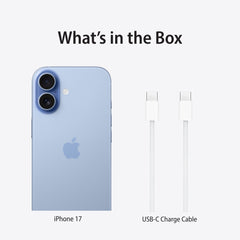 Apple iPhone 17 (512GB, Mist Blue) – 6.3-inch Display with ProMotion, A19 Chip, Center Stage Front Camera, Scratch-Resistant Design, All-Day Battery Life - Middle East Version