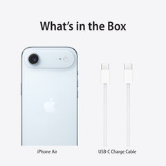 Apple iPhone Air – Thinnest iPhone Ever, 6.5" ProMotion Display 120Hz, A19 Pro Chip, Center Stage Front Camera, All-Day Battery - Middle East Version