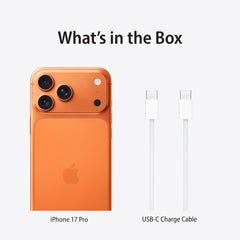 Apple iPhone 17 Pro (6.3-Inch, A19 Pro Chip) | 120Hz ProMotion Display, Pro Fusion Camera, Long Battery Life - Middle East Version